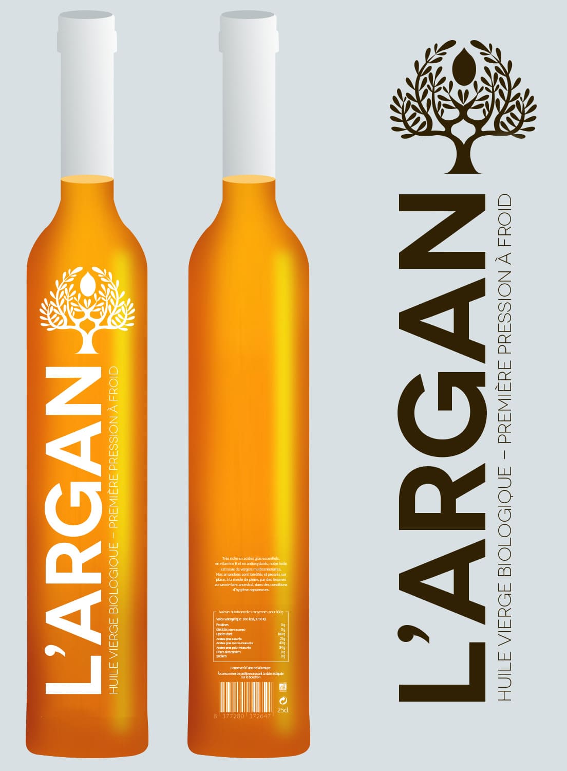 Portfolio Myriam Bouchet - Print- Huile d'Argan Logo et Pack